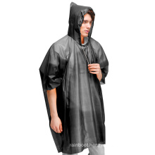 Pvc Disposable Rain Gear Ponchos Raincoats For Women Men